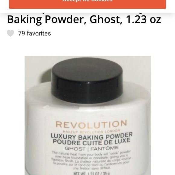 Revolution Luxury Baking Powder Poudre Cuite Deluxe Ghost Fantome 1.23 oz NEW - Picture 6 of 6